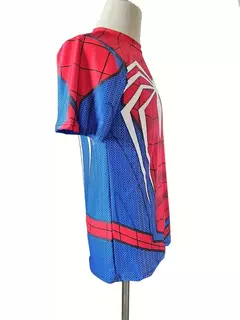 Digital 3D super-herói t-shirt para homens, cross-border, roupas esportivas, top apertado, fitness, roupas de aranha