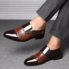 Sapatos de couro italiano para homens, Vestido social, Loafer casual empresarial, Moda luxuosa - Wolf Magazine