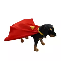 Vermelho krypto cosplay capa superdog krypto traje capa impressa etiqueta do cão conjunto completo roupas para animais de estimação feito sob encomenda - loja online