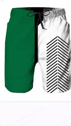 Moda praia masculina, calções de praia, calção de banho, prancheta de surf, calças de menino, ginásio fitness, verão, 2023