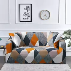 1pc flor impressa elástica capa de sofá antisuciedad elastano capa protetor de móveis para o quarto escritório sala estar decoração casa - comprar online