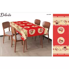 Toalha Plástica de Mesa Térmica 4 lugares / 1,50m x 1,40m - Wolf Magazine