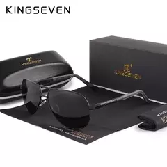 KINGSEVEN-Alumínio Retro Óculos Funcionais para Mulheres e Homens, Fashing Óculos, Pilot Eyewear, Acessório de Luxo, Alta Qualidade, Novo - Wolf Magazine