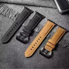 Pulseira de Couro para Apple Watch, Série 10, 9, 7, 8, 56, SE, Ultra 3, 2, 49mm, 44mm, 40mm, 45 milímetros, 41 milímetros, 42 milímetros - comprar online