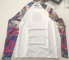 Camisas de manga comprida masculina, tecido Lycra, proteção UV, Rashguard, pro na internet