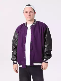 Patches masculinos jaqueta bomber bloco de cores varsity beisebol outerwear casual solto primavera e outono confortável casacos unissex 24h enviado