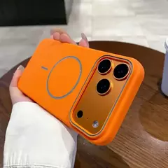 Ultrafino simples para caso de telefone magnético para iphone 11 12 13 14 15 16 17 pro max 17 ar carregamento sem fio macio fosco capa de telefone - loja online