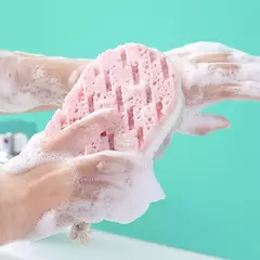 Esponja De Banho De Esponja De Chuveiro, Esfoliação Do Corpo Inteiro, Escova De Massagem, Purificador, Escova Do Corpo, Acessórios Do Banheiro, 1Pc