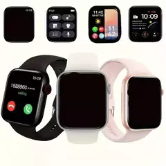 LAXASFIT-Android IOS relógio inteligente para homens e mulheres, 1,73 "tela colorida, toque completo, discagem personalizada, Bluetooth Talk, Novo, 2024