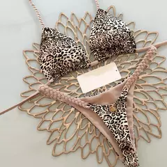 Imagem do Mulheres biquíni dividido fio-dental, moda praia, moda natalícia, novo