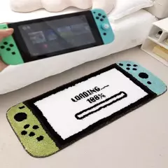 Criativo reunindo Switch Game Carpet, Tapete antiderrapante para o jogador do jogo do banheiro, Tapete adornado, Decoração da casa - loja online