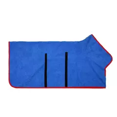 Roupão de banho para animais de estimação, envoltório de corpo inteiro para banho, respirável, secagem rápida, absorvente de água, limpeza de verão, roupão de cachorro - comprar online