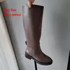 FEDONAS-botas altas de couro genuíno para mulheres, botas grossas de motocicleta, sapatos quentes, outono, inverno, ins, 2022