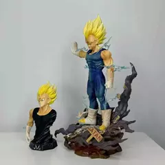 Dragon Ball Z Figura Majin Vegeta Anime Estatueta 22 cm PVC Figuras de Ação Decoração Coleção Modelo Brinquedos Crianças Presentes de Natal
