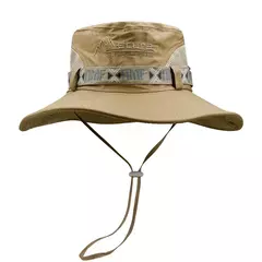 Chapéu de aba larga para homens, proteção UV, chapéu de pescador, boné protetor solar de praia, Panamá, safári, caça, caminhadas, ao ar livre, verão - loja online