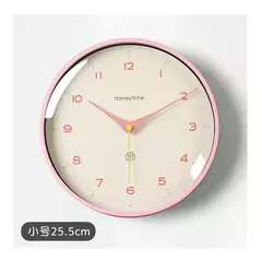 10/12 "moderno simples relógio de parede sala de estar decoração de casa punch-livre redondo pendurado na parede relógio nórdico moda mudo relógio de quartzo - loja online