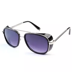 Tony Stark óculos escuros para homens e mulheres, óculos de proteção gradiente vintage UV400 de proteção ultravioleta, moda steampunk - loja online
