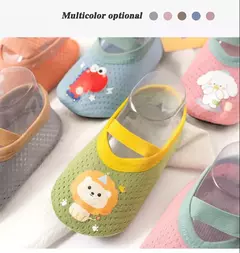 Meias internas quentes antiderrapantes para crianças, sapatos de bebê, meninos e meninas, parque de diversões, jardim de infância, bebê