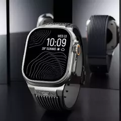 Imagem do Pulseira de Silicone Suave para Apple Watch, Ultra 2, 49mm, Série 9, 8, 7, 45mm, 44mm, Elástico para iWatch 6, 5, 4, SE, desporto