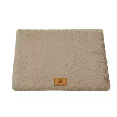 Cama de espuma de memória para animais de estimação, com removível, lavável, capa de pele sintética, ortopédica, à prova d'água, para caixa, fundo antiderrapante