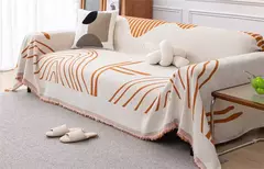 Chenille Sofá Throw Blanket com Tassel, Modern Luxury Cover, Four Season Sofa Cover, Full Covers, Dustproof, Toalha de casa, 1 Pc na internet