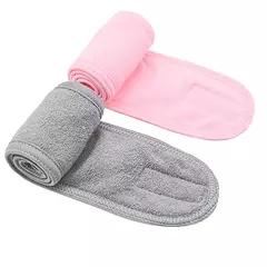Banda de cabeça larga ajustável para mulheres, acessórios de cabelo com toalhas macias, hairband, spa, ioga, banho, chuveiro, maquiagem, lavagem facial, cosméticos