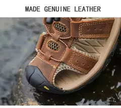 2024 sapatos masculinos de couro verão novo tamanho grande sandálias masculinas sandálias de moda chinelos tamanho grande 38-47 ? - loja online