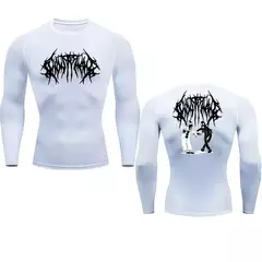 Y2K-Men's Bodybuilding Esporte T-Shirt, Corrida Camisa Secagem Rápida, Tops de Compressão de Manga Longa, Ginásio Camiseta, Fitness Rashgard Apertado - Wolf Magazine