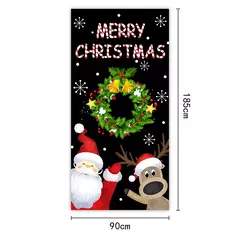 Decoração do fundo do Natal, pano de suspensão, tampa da porta, tapeçaria, partido, ano novo na internet