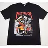 Camiseta de algodão Monsters of Rock Tour masculina, blusa de manga curta, camiseta clássica, marca de luxo, moda streetwear casual, tamanho grande
