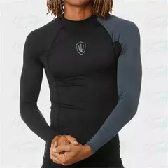 Homens e Mulheres Manga Longa Surf T-Shirt, Roupas de Ginástica, Swimwear, Aper