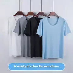 Pijama solto masculino de manga curta, roupa caseira, camiseta, shorts esportivos e de lazer, terno tamanho grande, 4x menino, 2 peças por conjunto - Wolf Magazine
