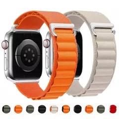 Alpine Loop Band para Apple Watch, Bracelete, iWatch Ultra Series 7, 6, 5, 3, SE, 8, 49mm, 44mm, 40mm, 45mm, 41mm, 42 milímetros, 38 milímetros - comprar online