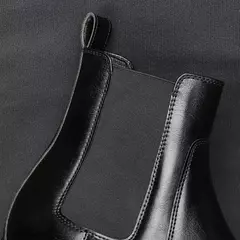 Botas de couro chelsea masculinas, marca de moda confortável, # KD431, 40-46, 2024 - comprar online