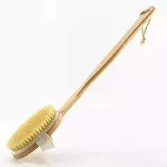 Escova Corporal De Chuveiro De Cabo Longo Destacável De Madeira, Massagem De Banho, Esfoliante De Corpo Traseiro, Lavagem Do Banheiro, Ferramentas De Banho, 1Pc - comprar online