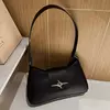Bolsas de Ombro Vintage de Couro PU para Mulheres, Bolsa Pequena Y2K Clássica, Bolsas Femininas, Bolsa Diária, Senhoras, Marca de Luxo, 2023