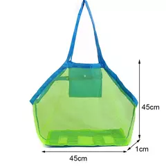 Sand Away Portable Mesh Bag para crianças, Sacos de armazenamento de brinquedos de banho, Natação Grande Saco de Praia para Toalhas, Maquiagem Cosmética Feminina - loja online