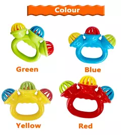 Bebê recém-nascido chocalho bola brinquedos, segurando a mão Bell, brinquedos sensoriais, materiais de segurança para crianças, 0-24 meses, 4pcs - Wolf Magazine
