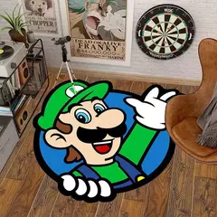 Tapete Super Mario Bros Mushroom Lounge, Anime Cartoon Tapete De Grande Área, Tapete Irregular Para Jogos, Decoração De Casa Do Quarto