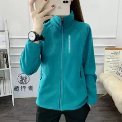 Casacos de lã tamanho grande para mulheres, cardigã quente, roupas esportivas casuais ao ar livre, caminhadas, jogging, ioga, jaquetas femininas, inverno, primavera na internet