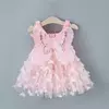 Saia de malha bordada feminina, costas princesa decorada, asas de borboleta, festa infantil, novo, verão