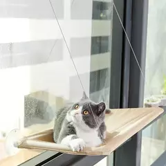 20kg pet gato rede pendurado cama de gato rolamento confortável gato ensolarado janela assento montar gatinho escalada quadro acessórios para animais de estimação - comprar online