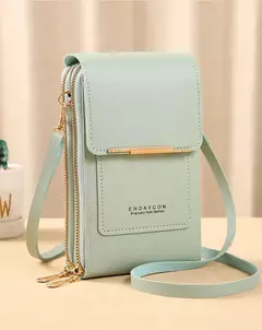 Buylor-Bolsa de couro feminina, tela sensível ao toque, bolsa para celular, bolsa de ombro pequena, macia, feminina, barata, transversal - comprar online