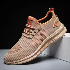 Hucdml tênis de tamanho grande para homens, leve, respirável, corrida, caminhada, calçados masculinos, sola macia, com cadarço, scarpe uomo - Wolf Magazine