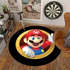 Tapete Super Mario Bros Mushroom Lounge, Anime Cartoon Tapete De Grande Área, Tapete Irregular Para Jogos, Decoração De Casa Do Quarto