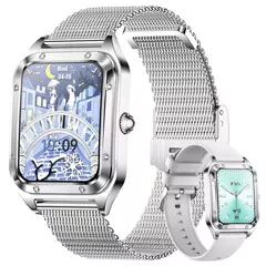 LIGE-AI Controle de Voz Relógio Inteligente para Mulheres, Esporte Fitness Smartwatch, Pulseira Full Touch, Chamada Bluetooth, À Prova D 'Água, Moda Feminina - comprar online