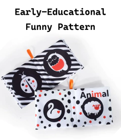 Imagem do Soft Baby Tecido Livro Interativo Sensorial Atividade Pano Livro Para Bebês Primeiro Educacional Montessori Aprendizagem Precoce Jogo