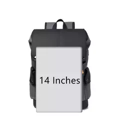 Alta Qualidade PU Couro Waterproof Men's Laptop Mochila Grande Computador Mochila para Negócios Urban Man Mochila Carregamento USB - Wolf Magazine
