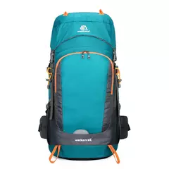 Mochila de caminhada resistente à água com capa de chuva, esporte ao ar livre, mochila de viagem para camping, escalada, montanhismo, 65L - comprar online