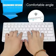 Ultra-slim teclado sem fio bk3001, 78 chaves, adequado para ar, ipad, mini, mac, computador, pc, macbook e ibook, novo - comprar online